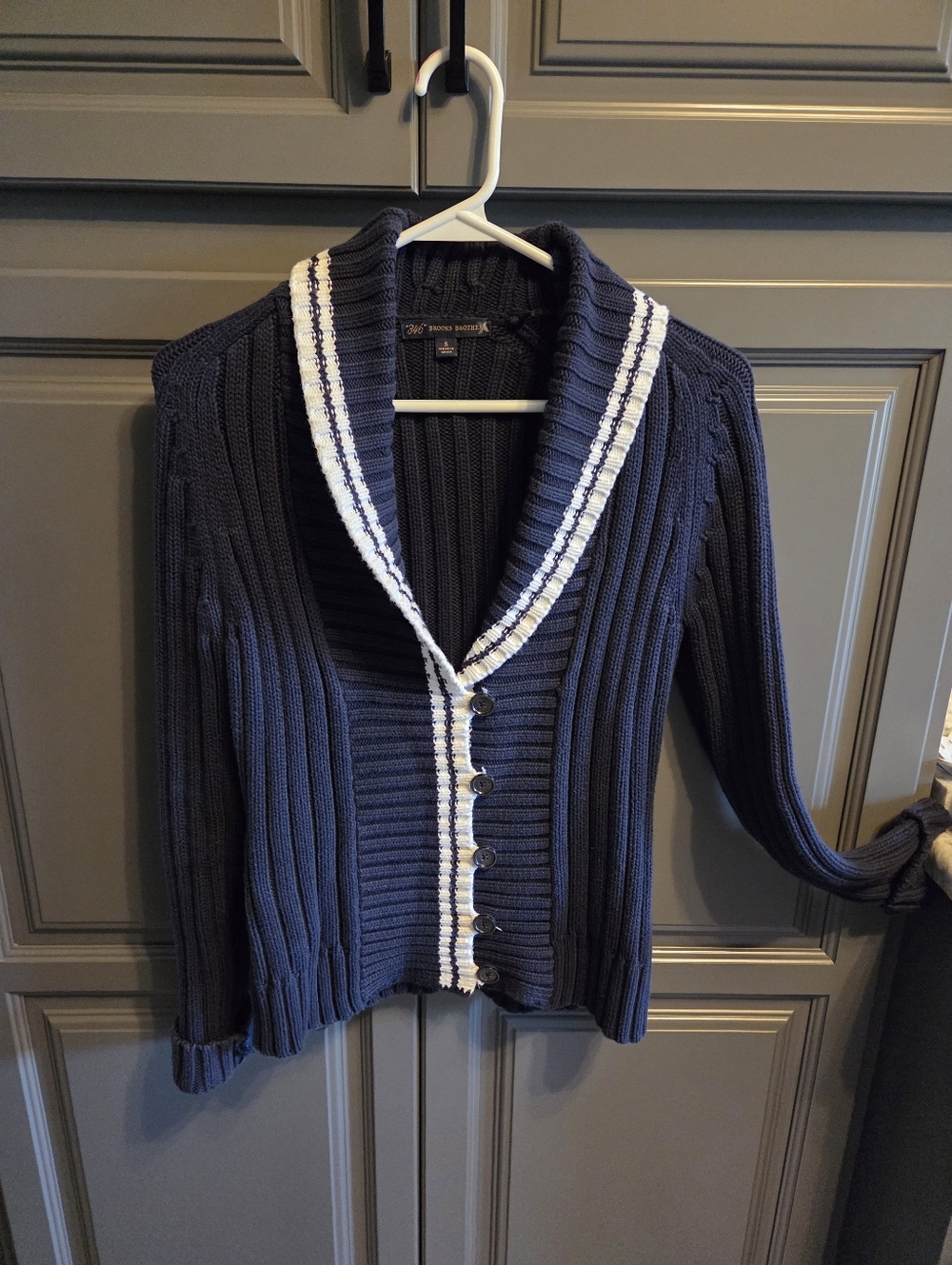 BROOKS BROTHERS 100% COTTON CARDIGAN